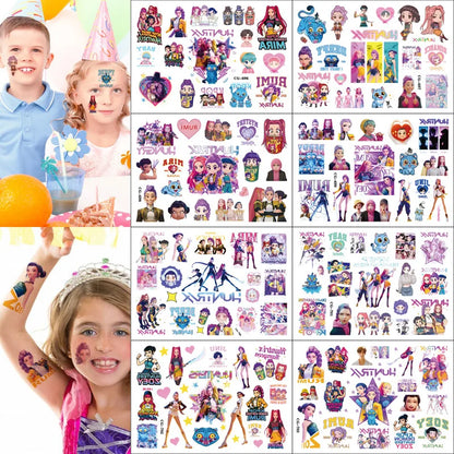 K-Pop Demon Hunters Birthday Party Favors — Keychains, Candy Boxes, Stickers & Masks for Kids