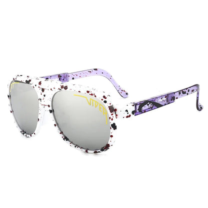 Retro Flip-Up Pit Viper Cycling Sunglasses — UV400 Vintage Steampunk Eyewear for Men & Women