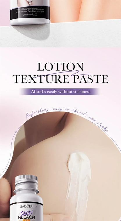 Whitening Cream for Private Parts – Underarm, Inner Thigh & Knee Brightening Serum