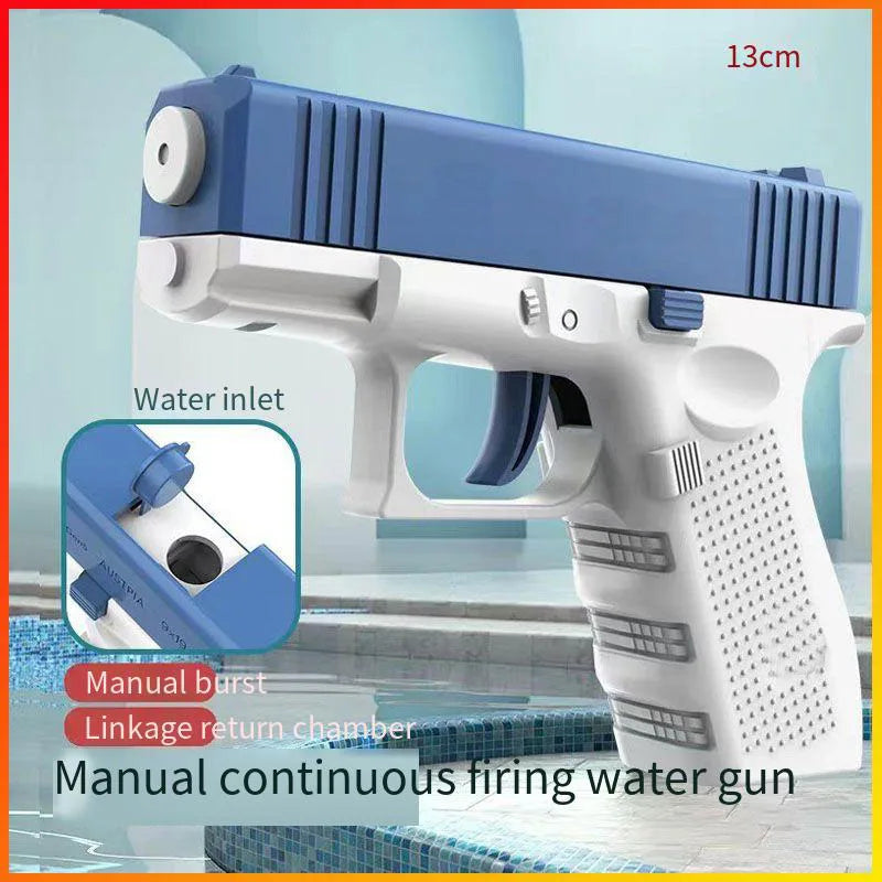 High-Pressure Non-Electric Summer Water Gun – Full Automatic Pistol for Kids, Boys, Girls & Adults