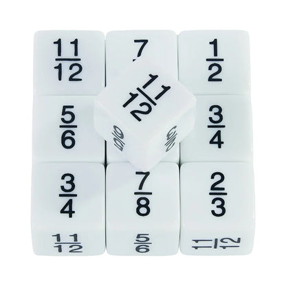 10pcs D6 Dice Counter Set - +1/+1 & -1/-1 Six Sided Dice for Math Teaching, Kids Arithmetic Toys and Card Game Accessories