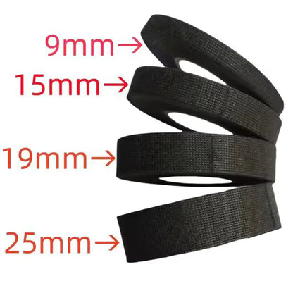 15M Heat-Resistant Flame Retardant Cloth Tape – Coroplast Adhesive Wiring Loom Protection for Car Cable Harness