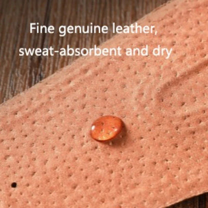 Leather Shoe Insoles - Breathable Cowhide Footbed Inserts for Men & Women Sports Shoes