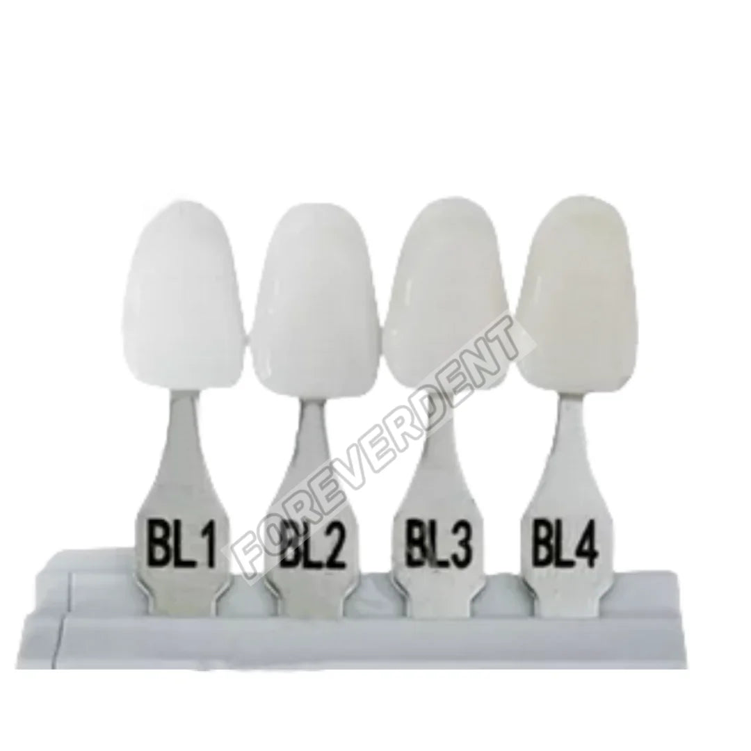 Dental A-D Bleached Shade Guide – 4/20 Colors Teeth Whitening Chart Based on Vita BL1/2/3/4