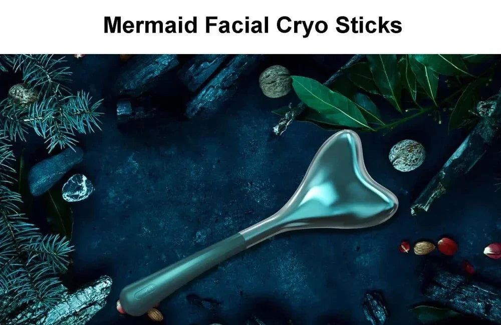 Ice Globes for Face — Luxury Rose Gold Cryo Sticks, Cold & Heat Relief Facial Massage Roller, Beauty Tool & Birthday Gift