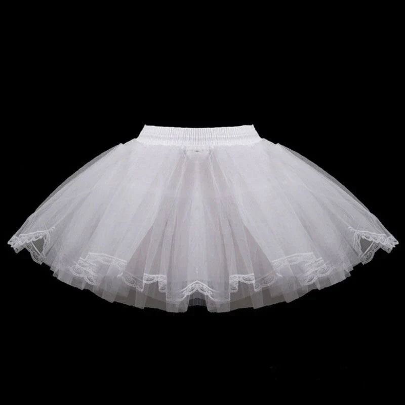 Flower Girls Petticoat Underskirt - Lolita Tutu Skirt for Cosplay, Ballet & Party Dresses