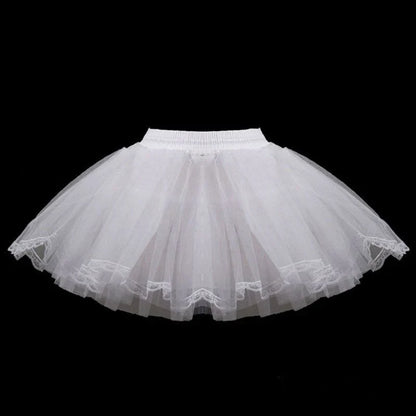 Flower Girls Petticoat Underskirt - Lolita Tutu Skirt for Cosplay, Ballet & Party Dresses