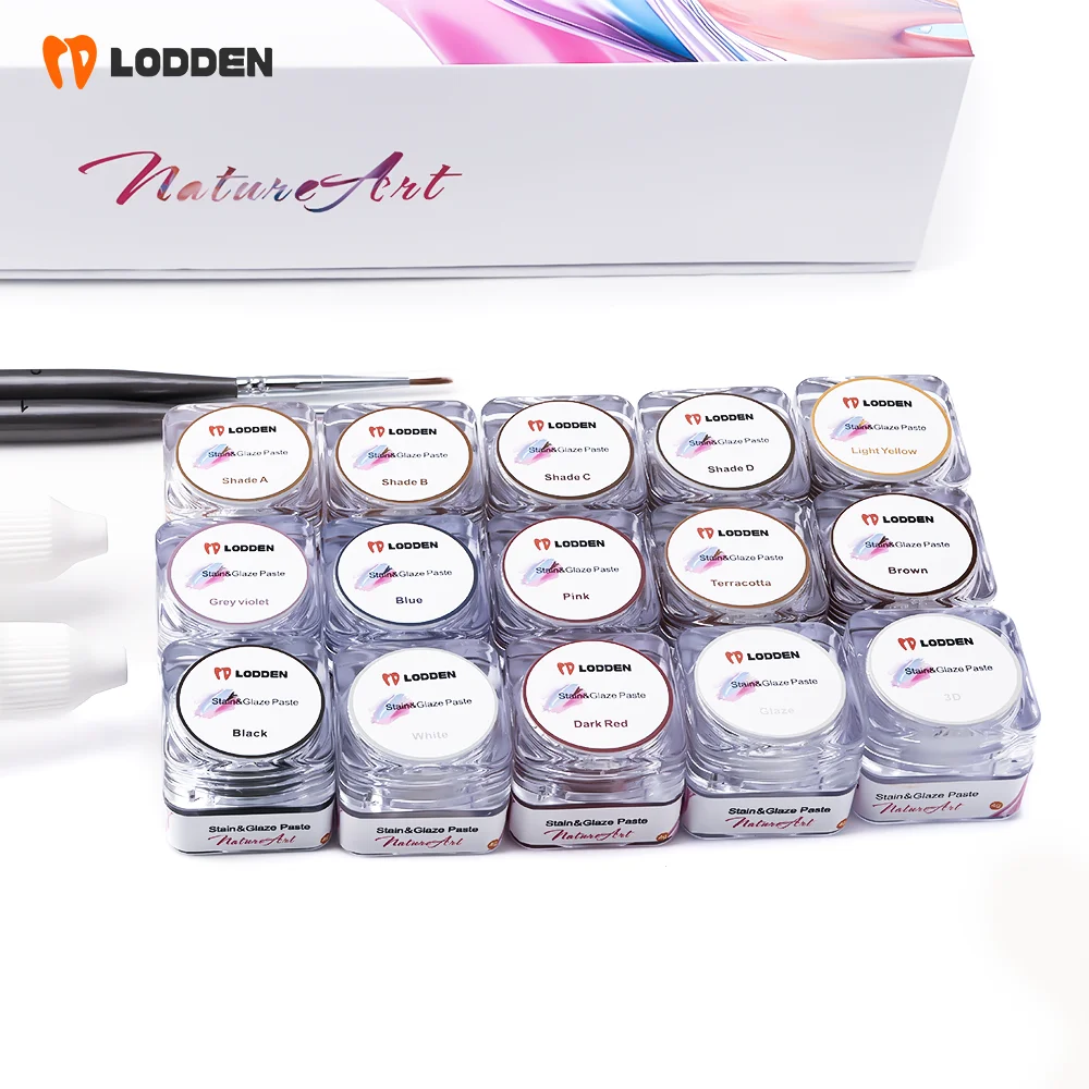 Dental Stain & Glaze Paste – 4g Porcelain for Zirconia, Lithium Disilicate & Glass Ceramic Low-Temperature Glazing