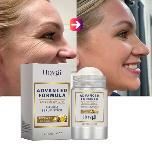 Retinol Hyaluronic Acid Stick - Anti Aging Moisturizing Balm for Wrinkle Care, Skin Firming, Pore Tightening & Plumping