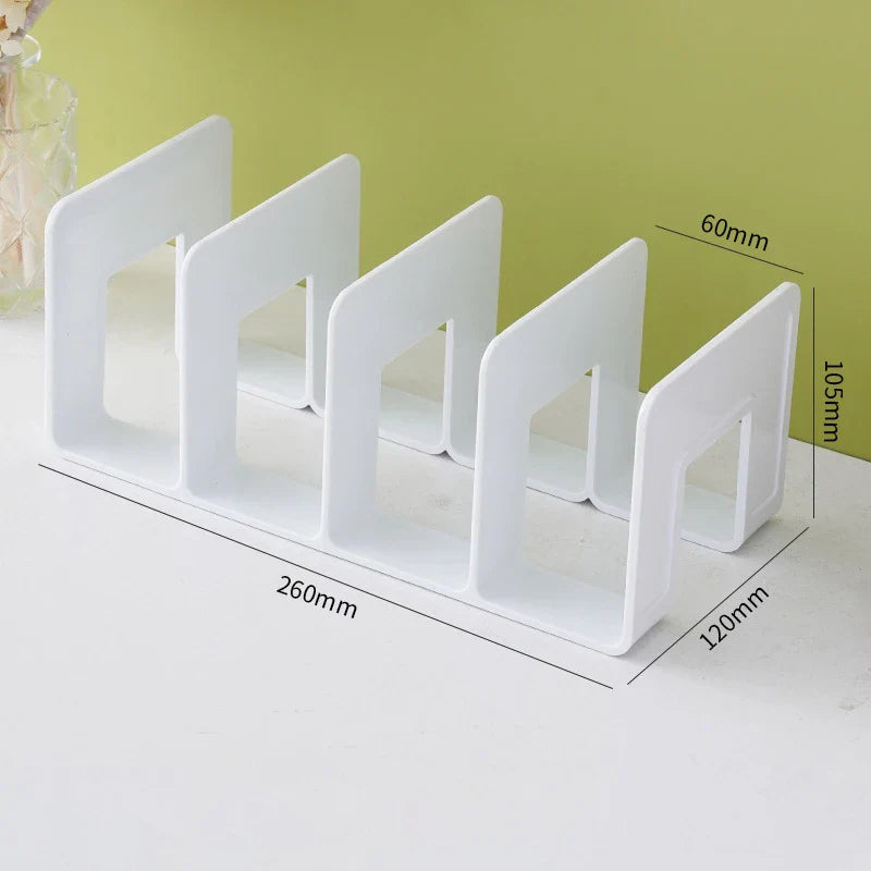 Multi-Function Bookshelf & Bookend Organizer – Desk Stand for Books, Magazines, CDs, Files, School & Office Supplies