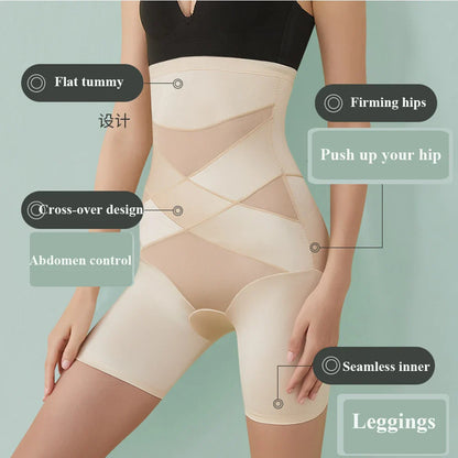 High-Waist Shapewear Control Panties – Tummy Slimming Body Shaper Underwear