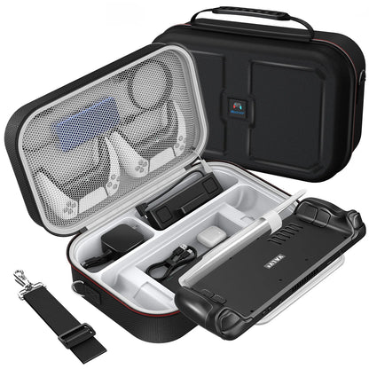 Steam Deck Carrying Case – Large Capacity Storage for Console & Accessories, Portable Case with Built-in Protection