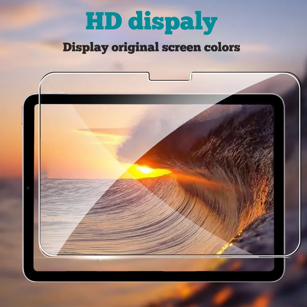 2-Pack Tempered Glass Screen Protector for iPad Pro & Air 12.9"/13"/11" — Compatible with M2/M3/M4/M5 (2024–2025)