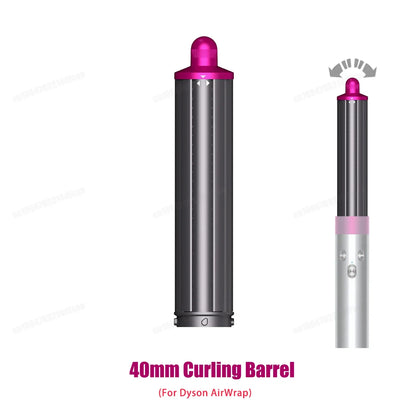 Dyson Airwrap HS01/HS05 Hair Styling Nozzle Brush – 30/40mm Anti-Hair Auto-Curling 360° Rotating Attachment for Dyson Hair Dryer