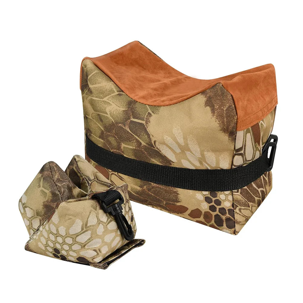 Outdoor Tactical Rifle Rest Sandbag Stand Bag – Hunting Shooting Bench Support Gun Holder for Target Sports (Unfilled)