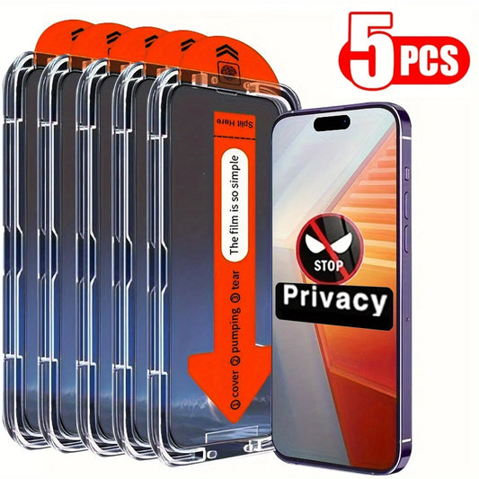Anti-Spy Privacy Tempered Glass Screen Protector for Samsung Galaxy A Series - HD Security Film with Scratch Protection