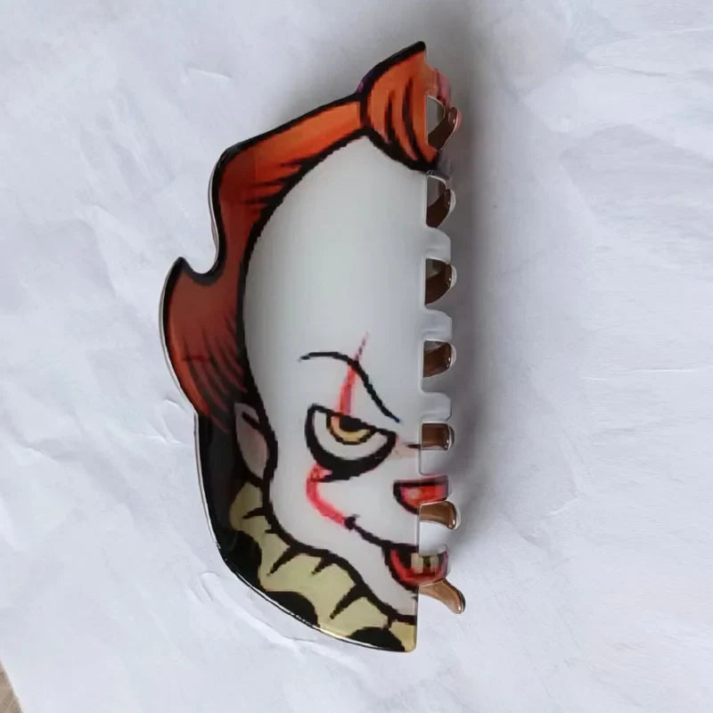 Muweordy Halloween Hair Clip | Funny Large Mask, Crab & Shark Hairpin for Women & Girls