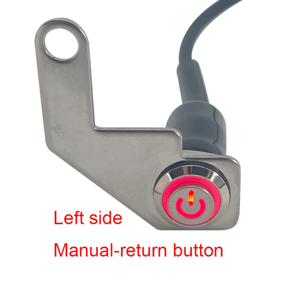 12V LED Waterproof Motorcycle Handlebar Switch – Manual Reset Button