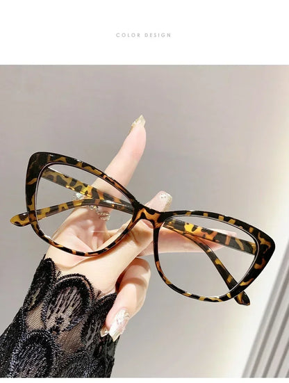 Fashion Cat Eye Reading Glasses – Luxury Anti-Blue Light Eyewear for Women & Men with Presbyopia