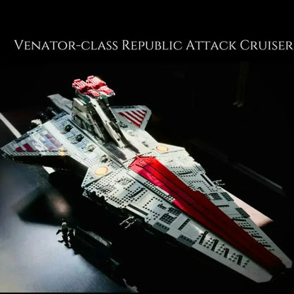 UCS Venator Class Republic Attack Cruiser Building Set – Blocks & Bricks Toy for Adults and Kids, Christmas & Birthday Gift