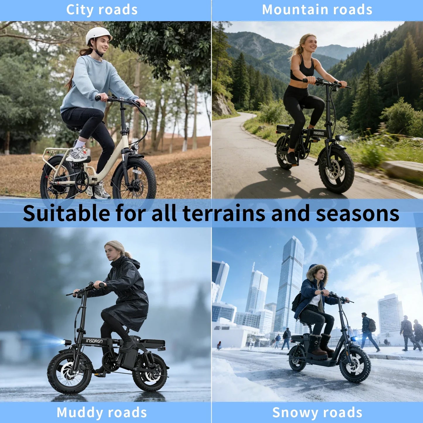 48V E-Bike Battery - 12Ah–25Ah Rechargeable Battery with 3A Charger & Safety Lock