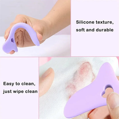 Multi-Functional Eyeliner Stencil - Wing Tips & Lipstick Aid, Reusable Silicone Makeup Tools