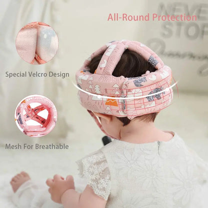 Baby Safety Helmet: Head Protection for Toddlers - Anti-Fall Crash Cap for Learning to Walk