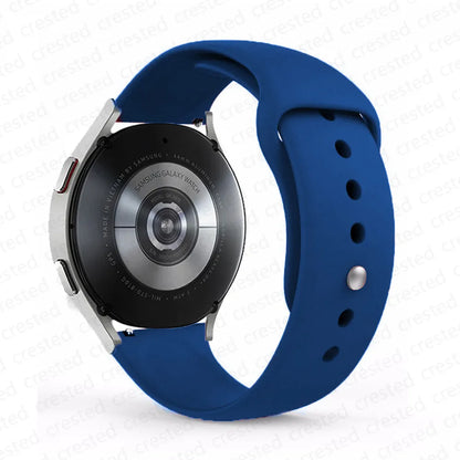 20mm/22mm Silicone Watch Strap – Compatible with Samsung Galaxy Watch 7/6/4 Classic, 5 Pro, 3, Active 2, Gear S3 & Huawei GT 2e/3/4 Bands