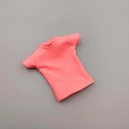 1/6 Scale Black T-Shirt for 12" (30cm) Action Figures — Male & Female DIY Model Accessories