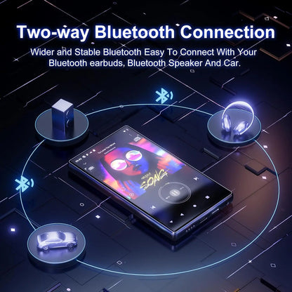 MECHEN MP3/MP4 Player - 5" IPS Touch Screen, Bluetooth & WiFi, 1080P Video, 32GB/96GB/160GB, Up to 1TB