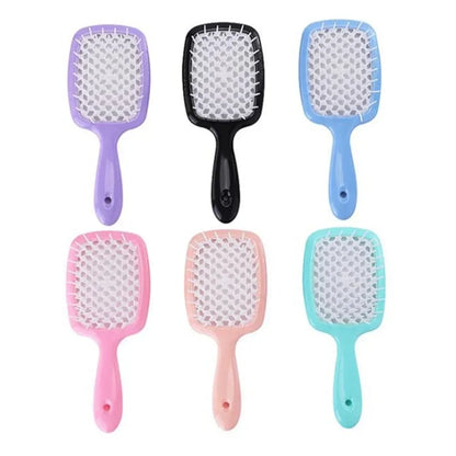 Tangled Hair Comb - Detangling & Massage Brush for Wet Curly Hair - Salon Styling Tool
