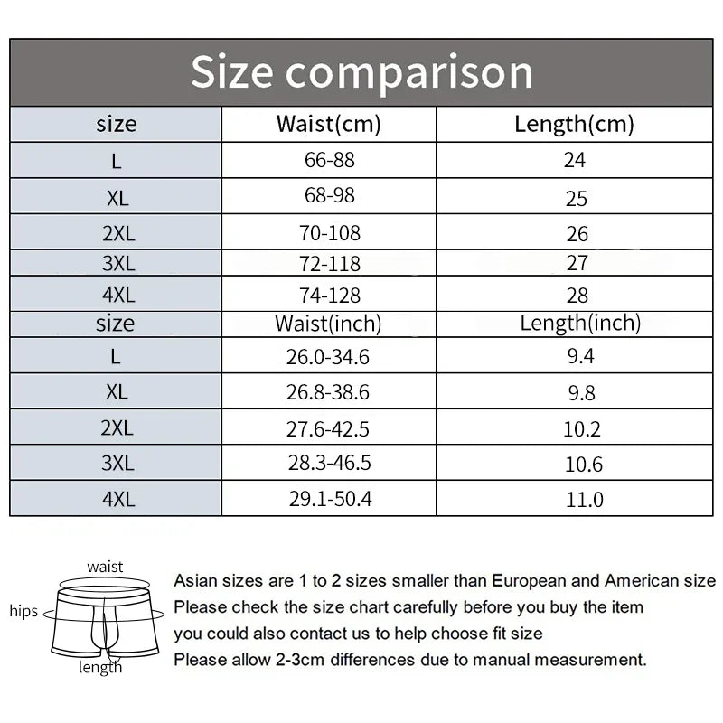 Men’s 10-Pack Ice Silk Boxers – Ultra-Thin Seamless Breathable Summer Underwear Shorts Set