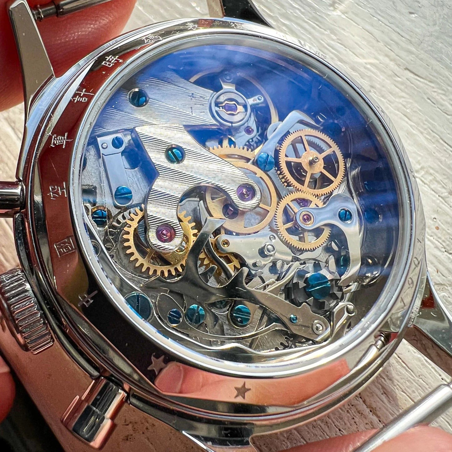 RED STAR 38mm Men's 1963 Chronograph Mechanical Watch – Pilot Air Force Aviation with Seagull ST1901 Movement & Sapphire Glass