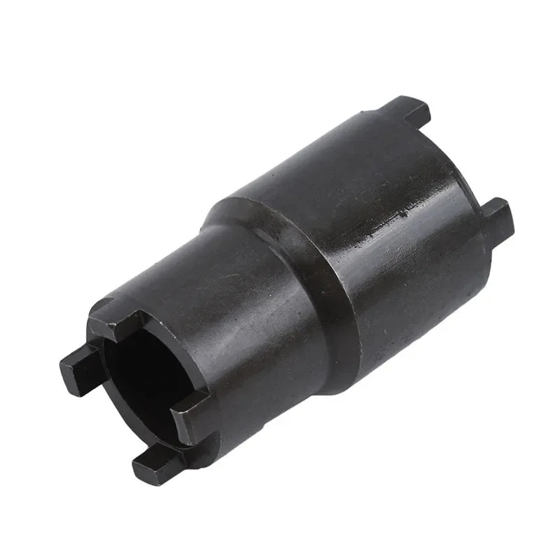 Motorcycle Nut Removal Tool – Black Double-Headed Clutch Lock Nut Wrench for Motorcycle Repair