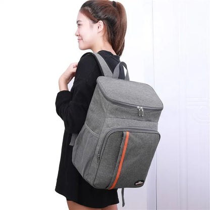 Multifunctional Shoulder Insulation Bag — Outdoor Picnic Cooler Backpack, Leak-Proof Ice Bag for Travel & Fresh-Keeping