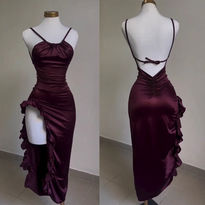 2024 Y2K Sexy Halter Spice Girl Dress – Summer Cross-Border Europe & US Trend