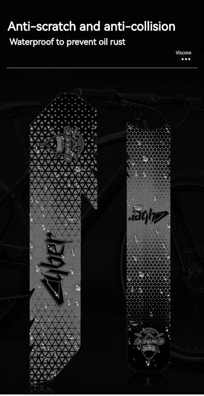 ENLEE Bicycle Frame Protection Sticker – Removable Anti-Scratch Tape for MTB Down Tube, Cycling Accessories