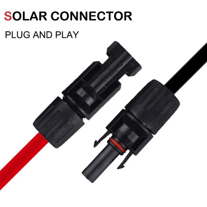 DC Solar Connector Kit 1000V 30A – IP67 Waterproof PV/MC Cable Connectors (5–200 Pcs, 2.5/4/6mm²)