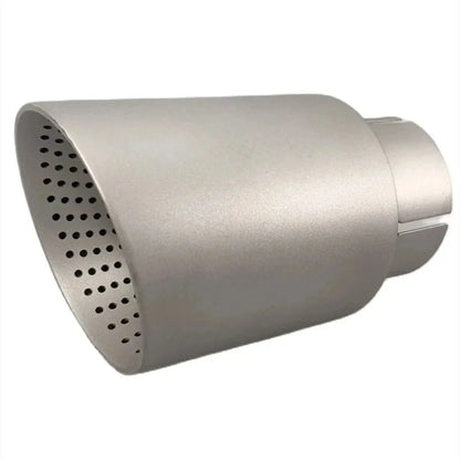 Genuine Matte 304 Stainless Steel Car Muffler Tip — Universal Exhaust Pipe Accessory