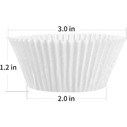 100/500/1000Pcs Food Grade Egg Tart Molds & Thickened Paper Cupcake Liners for Baking