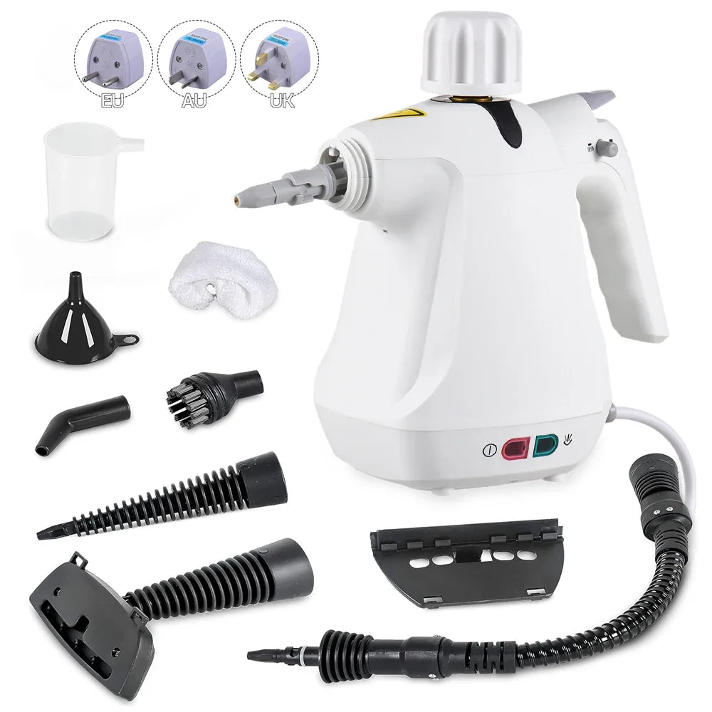 12 in 1 Handheld Steam Cleaner – High Temperature Pressurized for Furniture, Upholstery, Tile & Home Cleaning