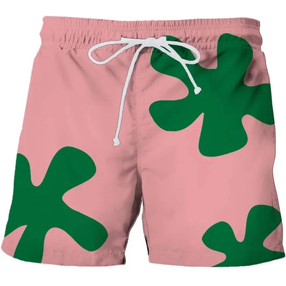 3D Anime Board Shorts - Quick-Dry Unisex Beach & Swimming Shorts for Men and Women
