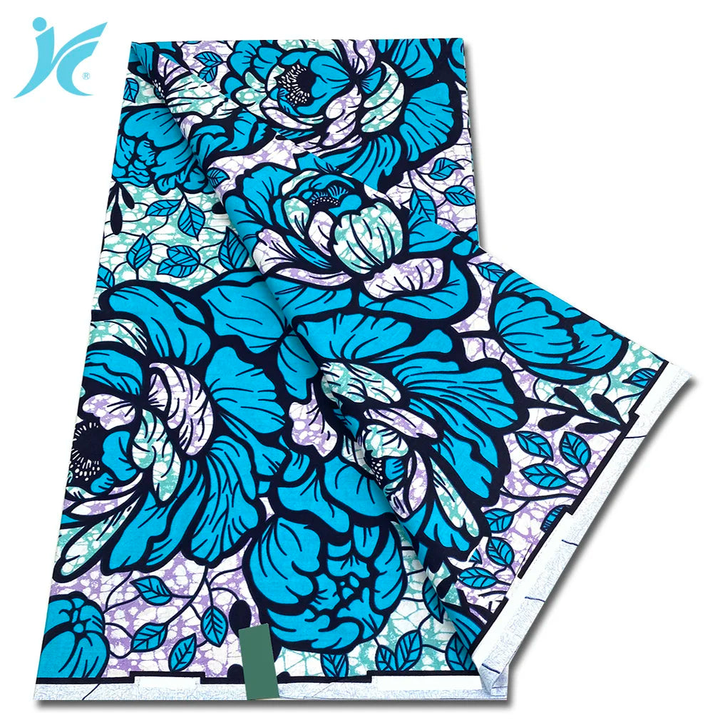 African Real Wax Print Fabric - 100% Cotton Ankara Sewing Material Wholesale Quality