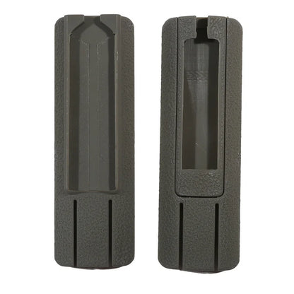 Hunting Airsoft 4.33" ITI TD Scar Pocket Panel — Remote Switch Rail Pad Set for 20mm Rails, PEQ Flashlight, Rat Tail & Card Slot