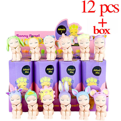 Anime Angel Cute Doll — Dreaming Sitting Mini Figure Ornament for Kids & Collectors