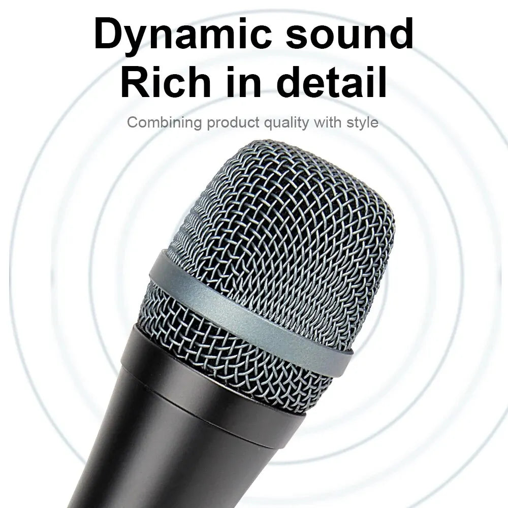 E945 Wired Dynamic Microphone – Professional Instrument & Vocal Mic for Live Performances and Recording