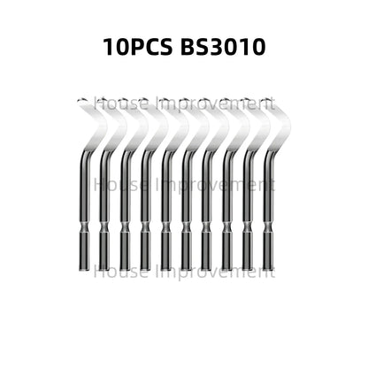 11-Piece Deburring Tool Set - High-Speed Steel Swivel Blades for Metal, Plastic, PVC, Copper, Aluminum & Resin