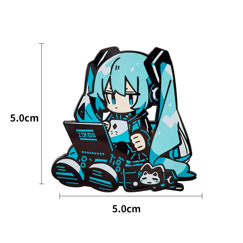 Japanese Anime Pin Badge — Cartoon Brooch for Backpacks, Clothes & Schoolbags
