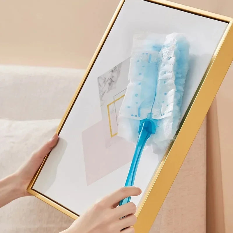 Replacement Microfiber Duster Heads – 10-60pcs Disposable Short Dusters for Home & Office Cleaning, Blinds & Surfaces