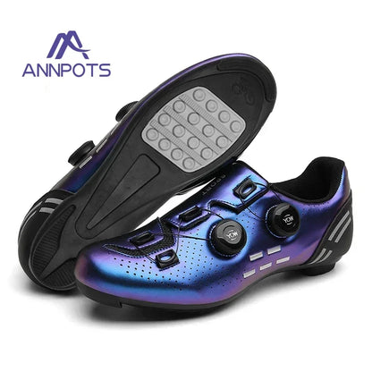 Non-Slip Mountain Bike Cycling Shoes - Unisex MTB Road Racing Sneakers for Men & Women Outdoor Riding